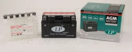 12V,8,6Ah,д. 150, ш. 87, в.93, электролит в к-те, вес 3,1 кг LP BATTERY YTZ10S-BS