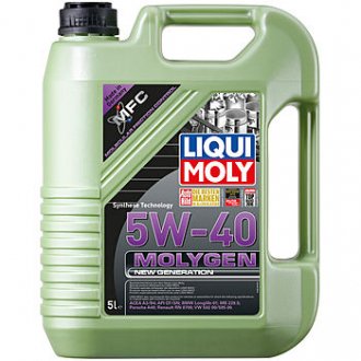 Масло моторное Molygen New Generation 5W-40 (5 л) LIQUI MOLY 9055