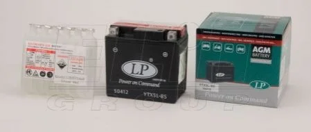 12V 4Ah,д. 114, ш. 71, в. 106, электролит в к-те, вес 3,5 кг LP BATTERY YTX5L-BS (фото 1)