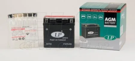 12V,6Ah,д. 113, ш. 70, в.105, электролит в к-те, вес 2,1 кг LP BATTERY YTZ7S-BS
