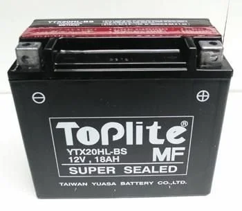 12V,18Ah,д. 150, ш. 87, в.155, электролит в к-те, вес 4,6 кг TOPLITE YTX20HL-BS