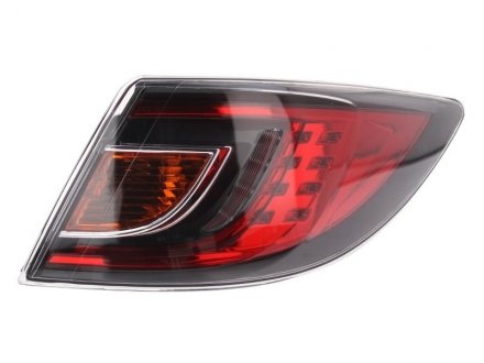 Фонарь правый внешний без патрона красный LED тип (не COMBI) DEPO 216-1973R-UE