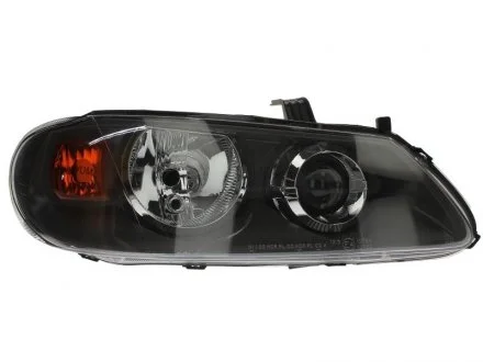 Фара прав. H7/H7 автом. регул. (серая рамка) 8/02- [] DEPO 215-1196R-LDEM6