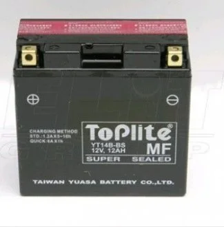 12V,12Ah,д. 152, ш. 70, в.145, электролит в к-те, вес 4,5 кг TOPLITE YT14B-BS