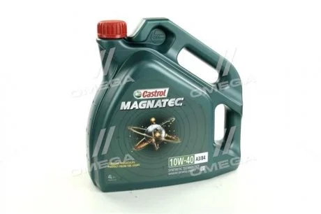 Моторное масло MAGNATEC 10W-40 / 4л. / (ACEA A3/B4) CASTROL 15CA1F