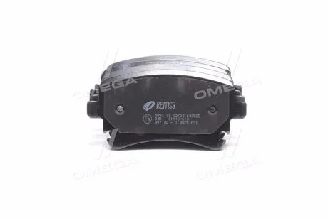 Комплект гальмівних колодок з 4 шт. дисків REMSA 0897.00