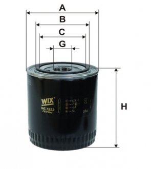 Оливний фільтр WIX FILTERS WL7223