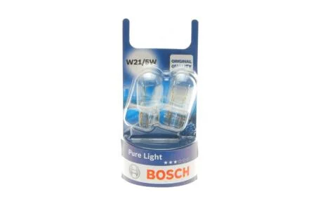 Лампочка Pure Light допоміжна W21/5W (12 В, 5/21 Вт, тип гнізда: W3X16Q) BOSCH 1 987 301 079
