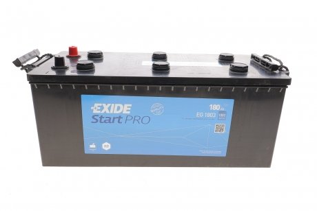 Аккумуляторная батарея 180Ah/1000A (513x223x223/+L) Professional EXIDE EG1803