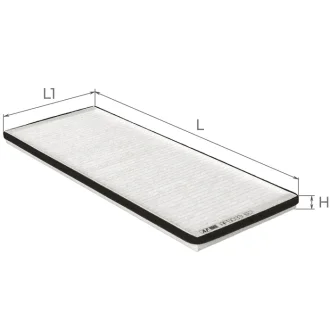 Фильтр салона OPEL ASTRA 91-98, CORSA 93-, COMBO 94- ALPHA FILTER AF5033