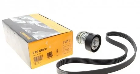 Комплект ременя генератора CONTINENTAL Contitech 6PK1080K1