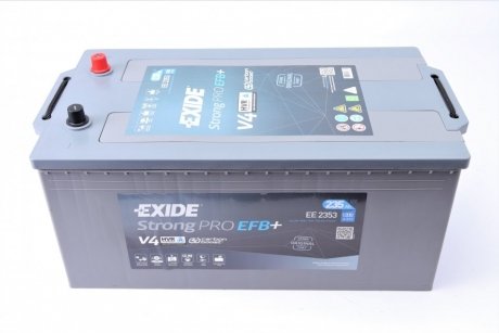 Акумуляторна батарея 235Ah/1200A (518x279x240/+L/B00) (EFB+) StrongPRO HVR EXIDE ЕЕ2353