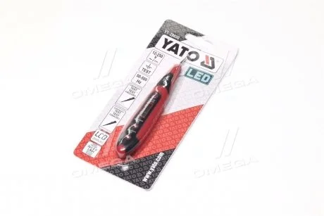 Індикатор напруги контрольний LCD цифровий 12-250V [6/120] YATO YT-28630