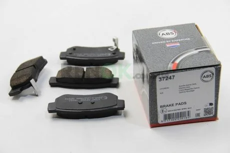 Колодка гальм. диск. HYUNDAI/KIA GETZ/SANTA FE/MAGENTIS задн. (ABS) A.B.S. 37247