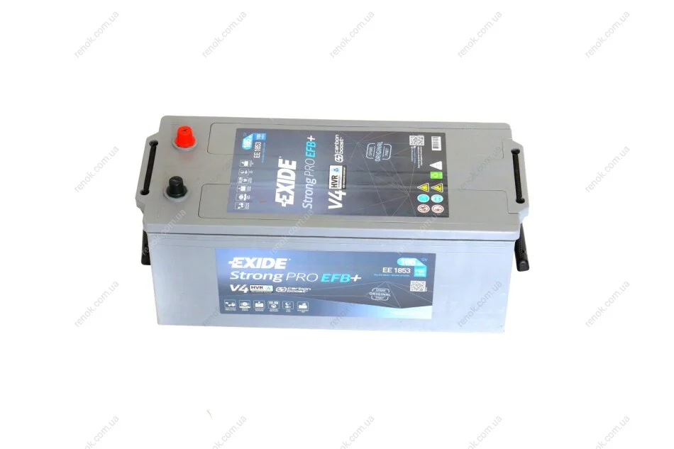 Акумулятор 185Ah-12v Exide Strong PRO EFB+ (513х223х223),полярність зворотна (3),EN1100 EXIDE EE1853 (фото 1)