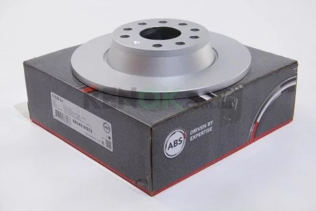 Гальмівний диск зад. A3/Golf/Jetta/Octavia/Passat/Q3/Superb/Tiguan 03- A.B.S. A.B.S. 17628