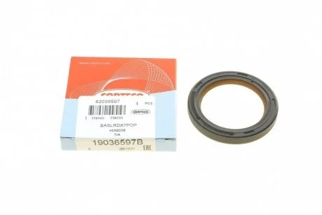 Сальник колінвалу (передній) VW T5/T6 2.0 TSI 11- (45x60x8) CORTECO 19036597B