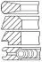 Кільця поршневі GOETZE 08-178807-00 (фото 3)