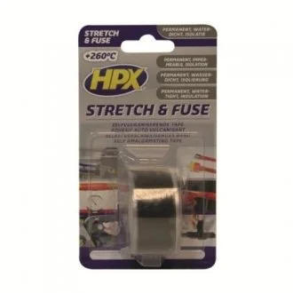 Лента самовулканизирующая силиконовая черная 25мм3м +260C HPX SZ2503