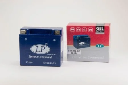 12V,20Ah,д. 175, ш. 85, в.155, вес 6,6 кг,залит LP BATTERY GTX20L-BS