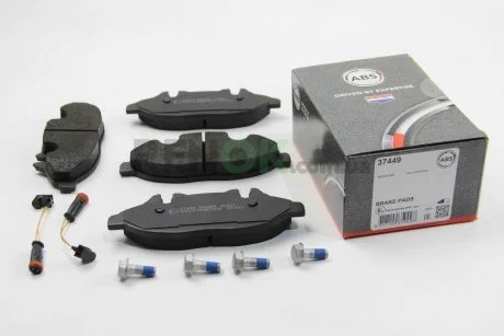 Гальмівні колодки пер. Vito (639) 03-07 (>ch.№342257) A.B.S. A.B.S. 37449