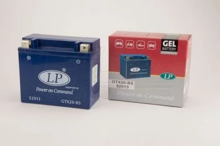 12V,20Ah,д. 175, ш. 87, в.155, вес 6,6 кг,залит LP BATTERY GTX20-BS