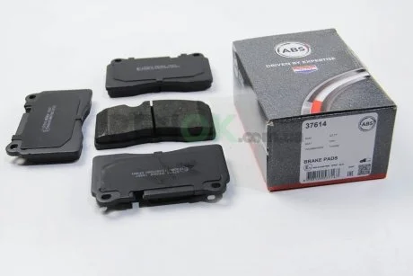 Гальмівні колодки пер. VW Touareg 02- (brembo) A.B.S. A.B.S. 37614