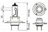 Лампа накаливания H7 12V 55W PX26d PURE LIGHT (компл) BOSCH 1 987 301 406 (фото 5)