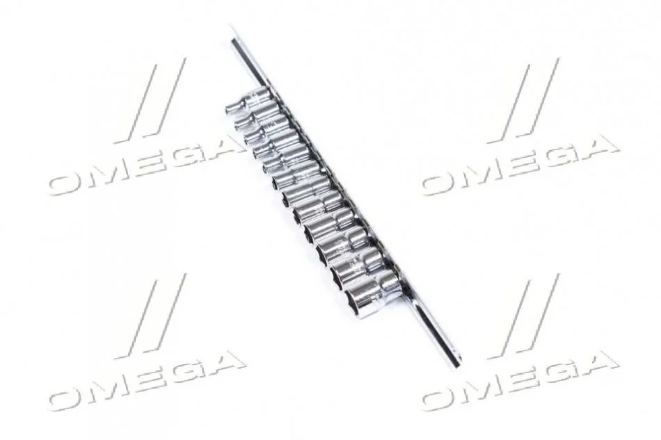 Набор головок 1/4" 12ед. 413мм (на планке) (про-во TOPTUL) Toptul GAAQ0801U (фото 1)