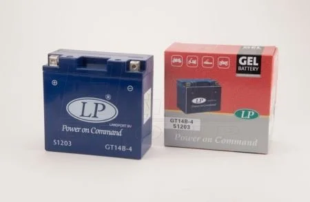 12V,12Ah,д. 152, ш. 70, в.145, вес 4,3 кг,залит LP BATTERY GT14B-4