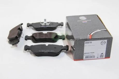 Колодка торм. диск. BMW 3 SERIE (E36/46)/Z3/Z4 передн. (ABS) A.B.S. 36678