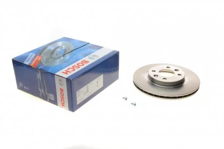 Диск гальмівний (передній) Renault Kangoo 97- (258.7x20.5) BOSCH 0 986 478 124
