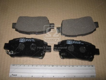 Гальмівні колодки пер. Toyota Yaris/Prius 99-05 (akebono) CHAMPION 572405CH