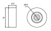 Ролик приводн.ремня AUDI, VW 1.0-1.4i,1.7-1.9D, SDI 95 GMB GTA0190 (фото 4)