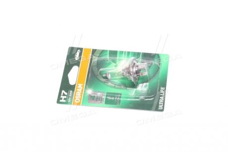 Лампа фарная H7 12V 55W PX26d ULTRA LIFE 1шт.blister OSRAM 64210ULT-01B