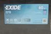 Аккумуляторная батарея 60Ah/520A (230x173x222/+R/B00) (Start-Stop EFB) Азия EXIDE EL604 (фото 2)