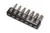 Набір біт 1/4" 7од. (Torx: T10-T40 з отвором) TOPTUL Toptul GAAV0703 (фото 2)