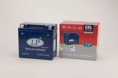 12V,14Ah,д. 152, ш. 88, в.147, вес 5кг,залит LP BATTERY GTX14-BS