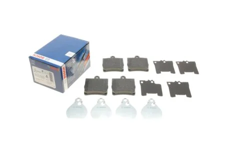 Колодки гальмівні (задні) MB C-class (W203) 00-07/E-class (W210) 96-02 BOSCH 0 986 494 022