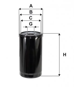 Фильтр масляный IVECO (TRUCK) OP592/6/ (пр-во WIX-Filtron) WIX FILTERS 92078E