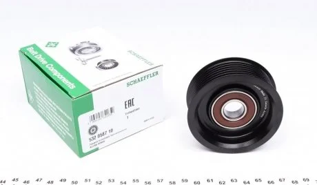 Паразитний / провідний ролик, поліклиновий ремінь INA 532 0587 10