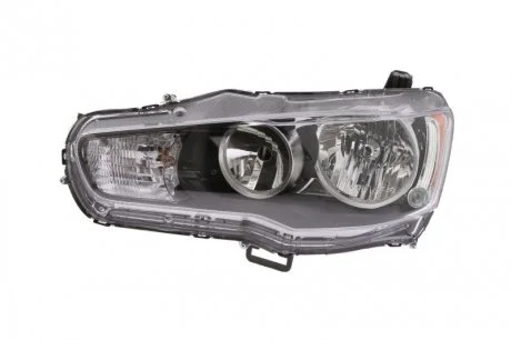 Фара лев.HB4/HB3 черная рамка. мех. [] DEPO 214-1190L-LD-E2