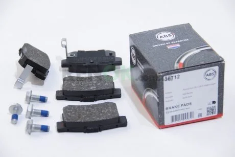 Гальмівні колодки зад. Accord/Civic/CR-V/CR-Z/Integra (93-21) A.B.S. A.B.S. 36712