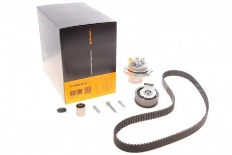 Комплект ременя ГРМ з помпою Skoda Octavia 2,0FSI 04>08, Golf V 2,0FSI 05>08, VW Jetta III 2,0FSI 05>08 Contitech CT 1088 WP4