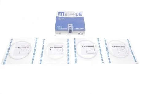 Кільця поршневі Opel Astra/Vectra 2.0i 88-00 (86.50mm/+0,5) (1.5-1.5-3) MAHLE / KNECHT 011 58 N1