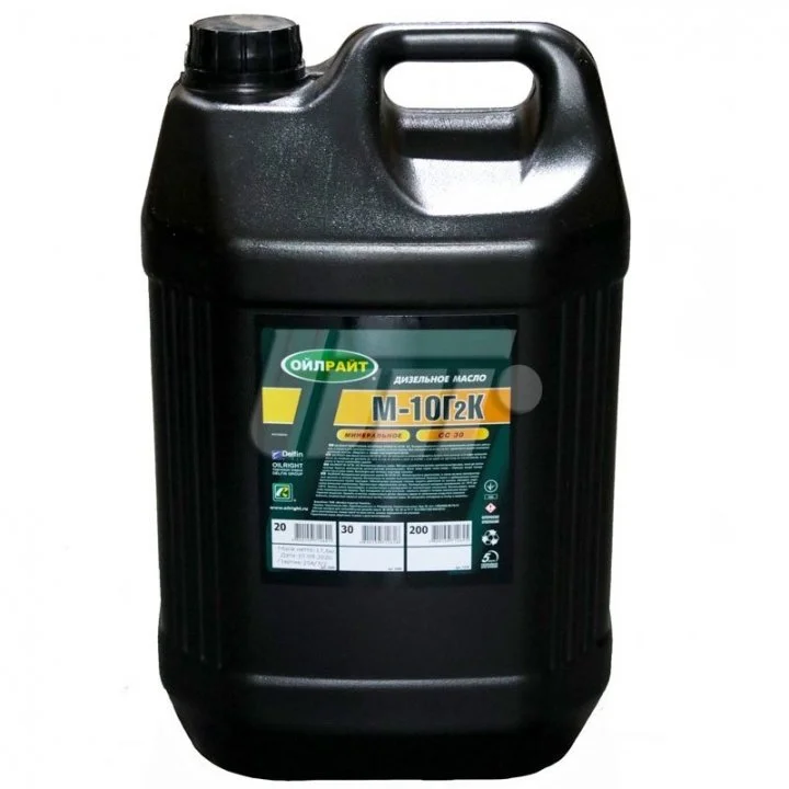 Олива моторна М10Г2к SAE 30 CC (Каністра 20л) OIL RIGHT 2500 (фото 1)