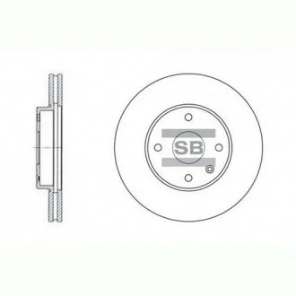 Гальмівний диск передній HQ Hi-Q (SANGSIN) SD3007