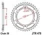 Звезда 45зуб. YZF-R1 \'04-/ FZ-1 Fazer?06- JT MOTO 115-667-45 (фото 1)