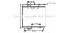 Радіатор охолодження двигуна 206/307/C4/Xsara/BERLINGO (Ava) AVA COOLING PE2300 (фото 2)