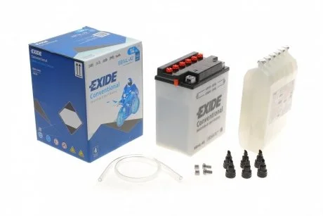 Аккумуляторная батарея 14Ah/145A (134.1х89х166/+R/B0) (мото) (сухозаряженный) EXIDE EB14L-A2